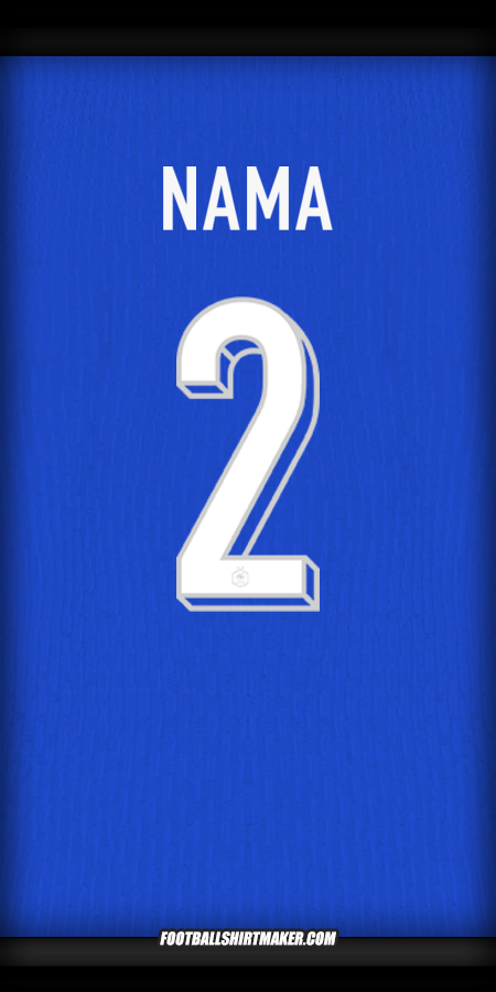 Jersey Prancis 2024 -  nama - 2