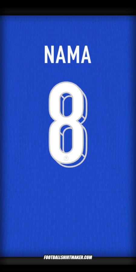 Jersey Prancis 2024 -  nama - 8