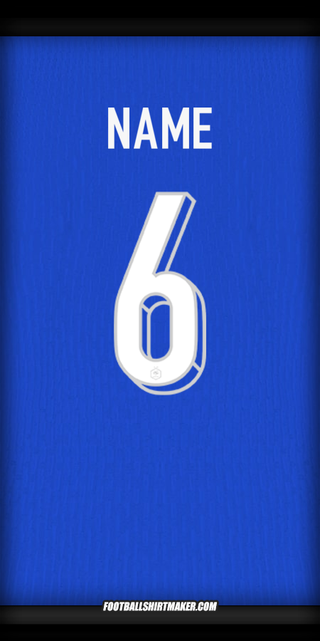 Trikot Frankreich 2024 -  name - 6
