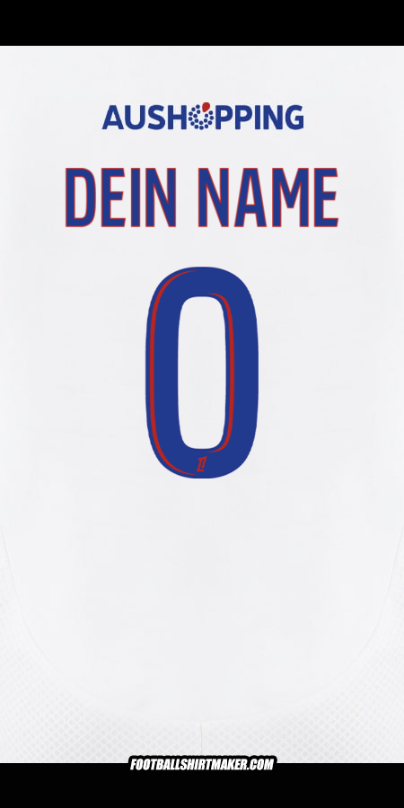Trikot Olympique Lyon 2024/2025 -  dein name - 0