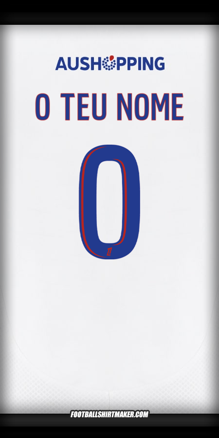Camisola Olympique Lyon 2024/2025 -  o teu nome - 0