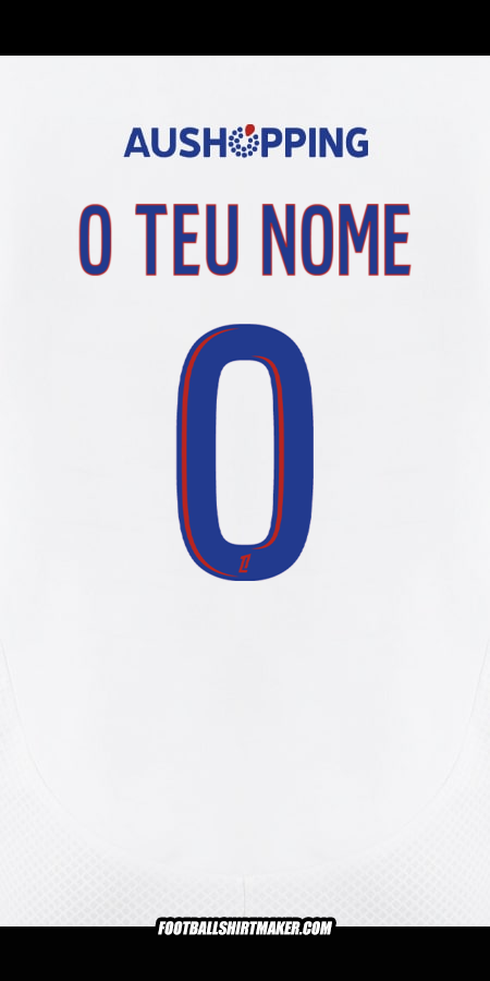 Camisola Olympique Lyon 2024/2025 -  o teu nome - 0