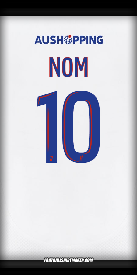 Maillot Olympique Lyon 2024/2025 -  nom - 10