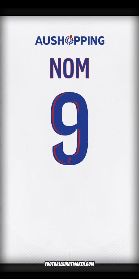 Maillot Olympique Lyon 2024/2025 -  nom - 9