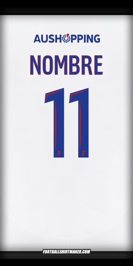 Camiseta Olympique Lyon 2024/2025 -  nombre - 11