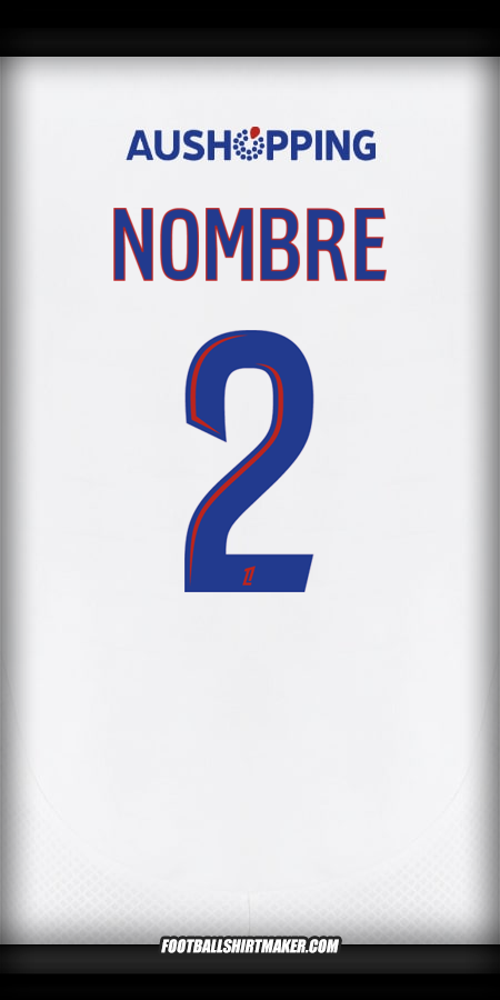 Camiseta Olympique Lyon 2024/2025 -  nombre - 2