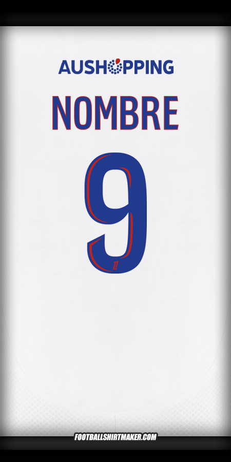 Camiseta Olympique Lyon 2024/2025 -  nombre - 9