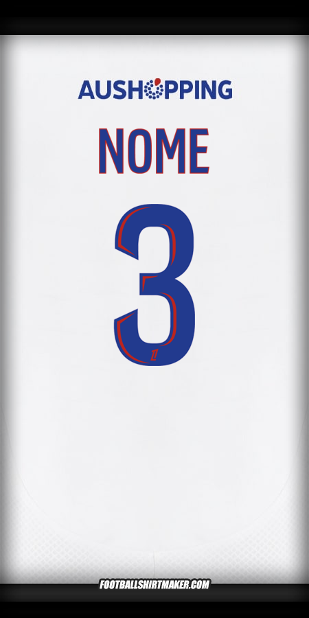 Camisola Olympique Lyon 2024/2025 -  nome - 3