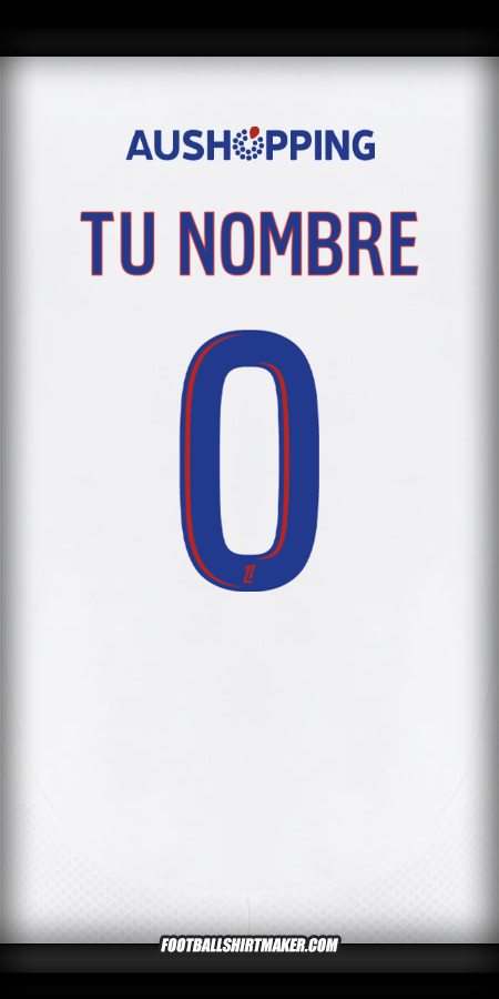 Camiseta Olympique Lyon 2024/2025 -  tu nombre - 0