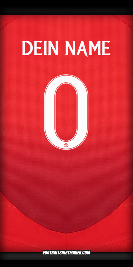 Trikot Manchester United Cup 2024/2025 -  dein name - 0