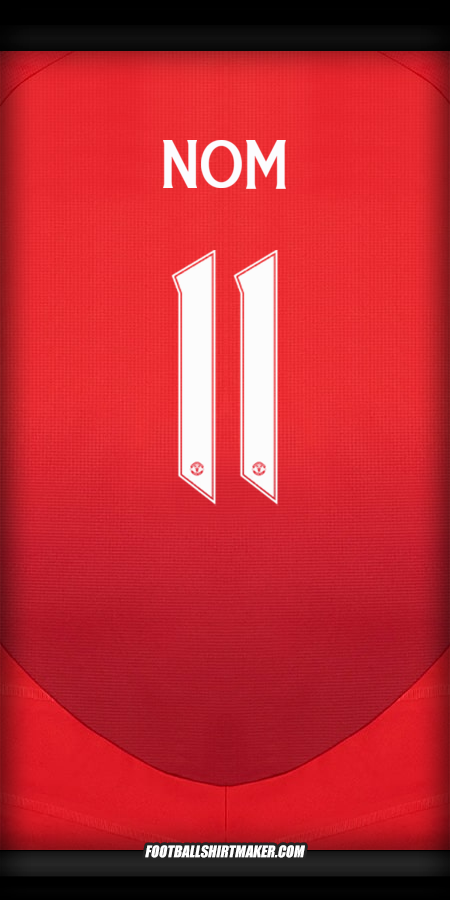 Maillot Manchester United Cup 2024/2025 -  nom - 11
