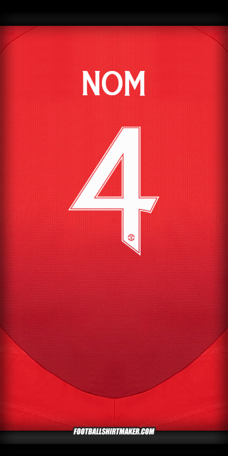 Maillot Manchester United Cup 2024/2025 -  nom - 4