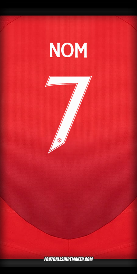 Maillot Manchester United Cup 2024/2025 -  nom - 7