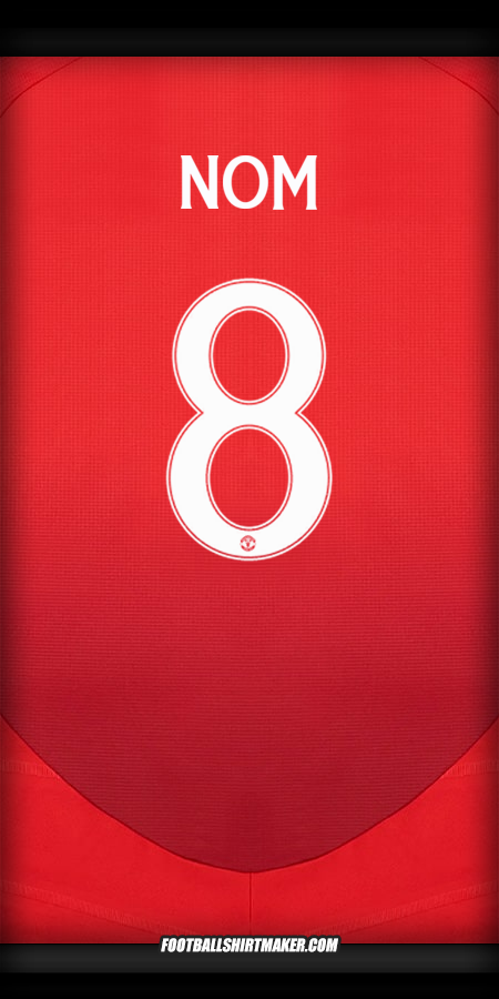 Maillot Manchester United Cup 2024/2025 -  nom - 8