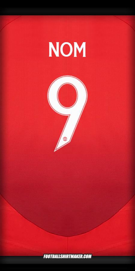 Maillot Manchester United Cup 2024/2025 -  nom - 9