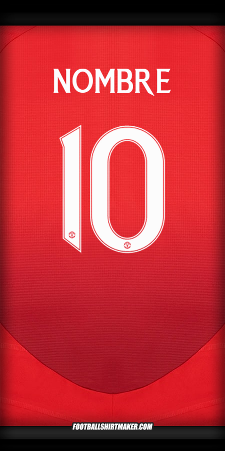 Camiseta Manchester United Cup 2024/2025 -  nombre - 10