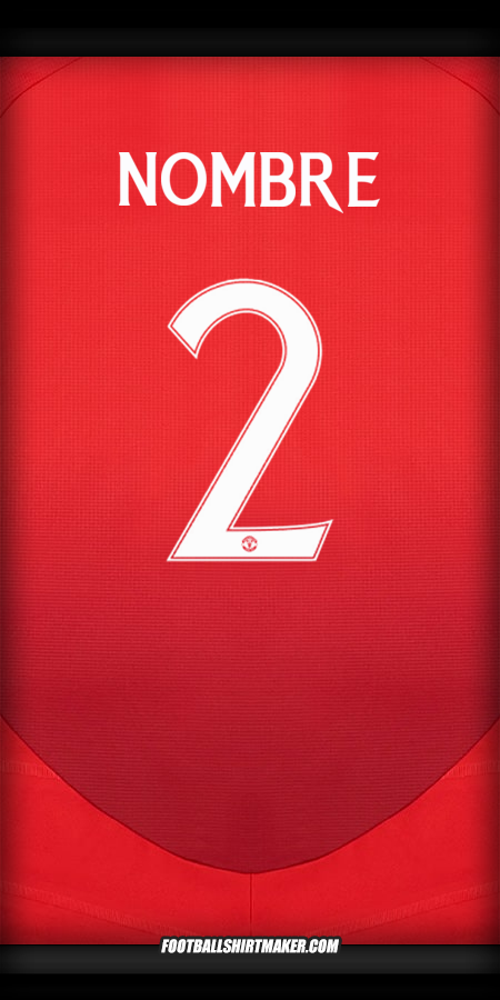 Jersey Manchester United Cup 2024/2025 -  nombre - 2