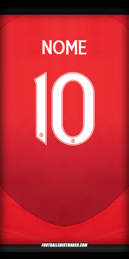 Camisa Manchester United Cup 2024/2025 -  nome - 10