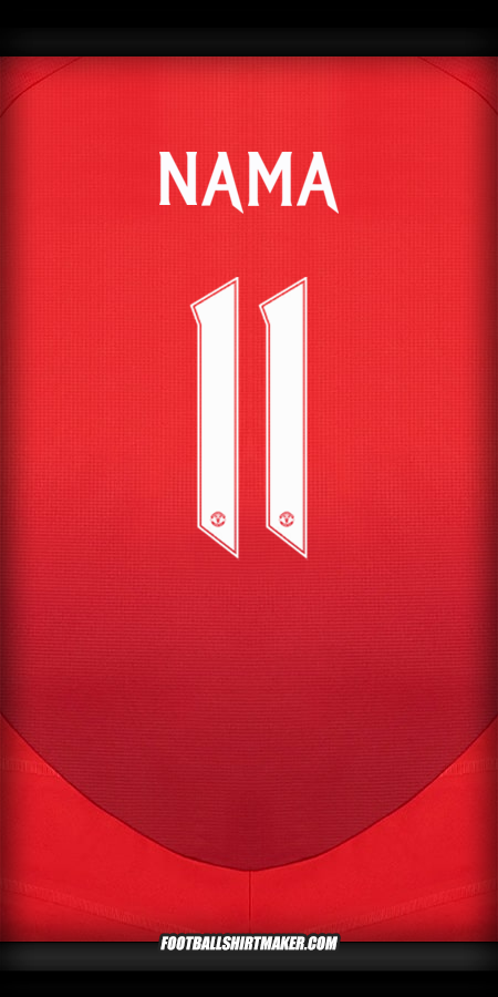 Jersey Manchester United Cup 2024/2025 -  nama - 11