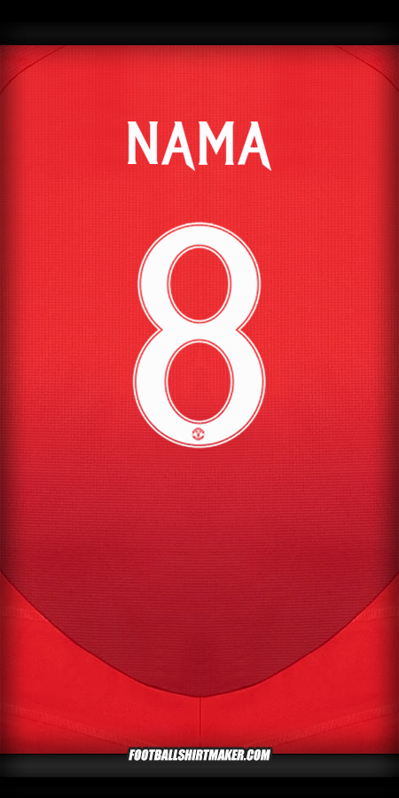 Jersey Manchester United Cup 2024/2025 -  nama - 8