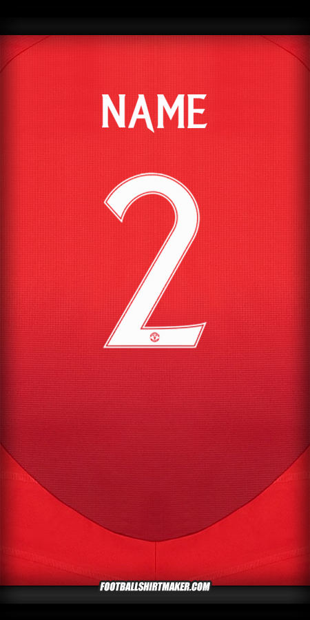 Trikot Manchester United Cup 2024/2025 -  name - 2