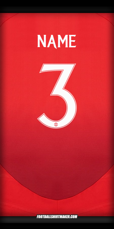 Trikot Manchester United Cup 2024/2025 -  name - 3