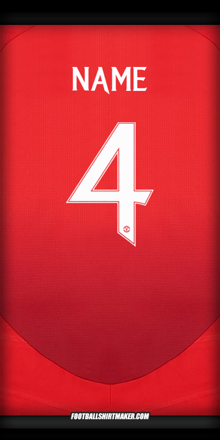 Trikot Manchester United Cup 2024/2025 -  name - 4