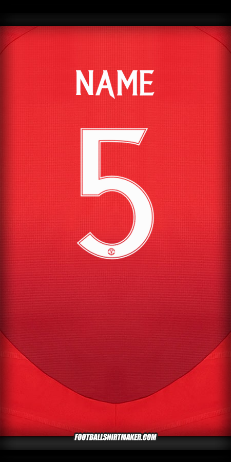 Trikot Manchester United Cup 2024/2025 -  name - 5