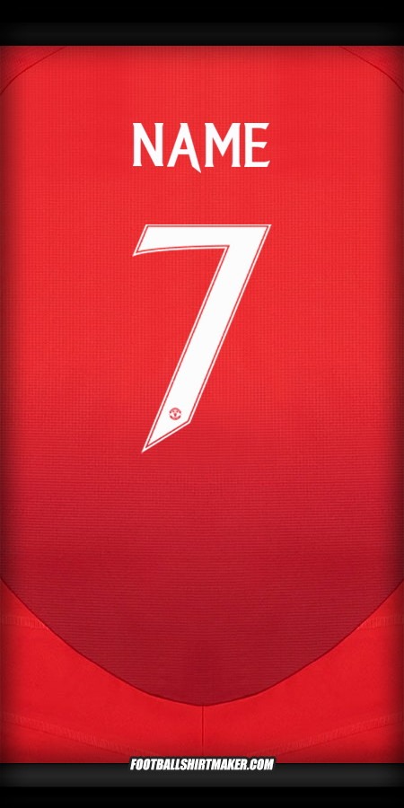 Shirt Manchester United Cup 2024/2025 -  name - 7