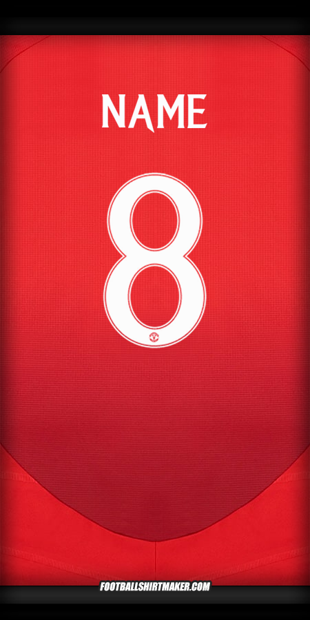 Trikot Manchester United Cup 2024/2025 -  name - 8