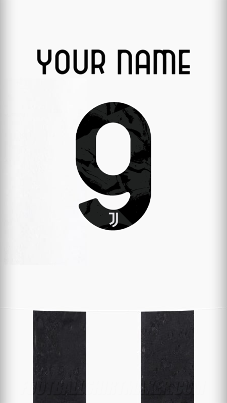 Juventus FC 2024/2025 Cup shirt number 9 your name