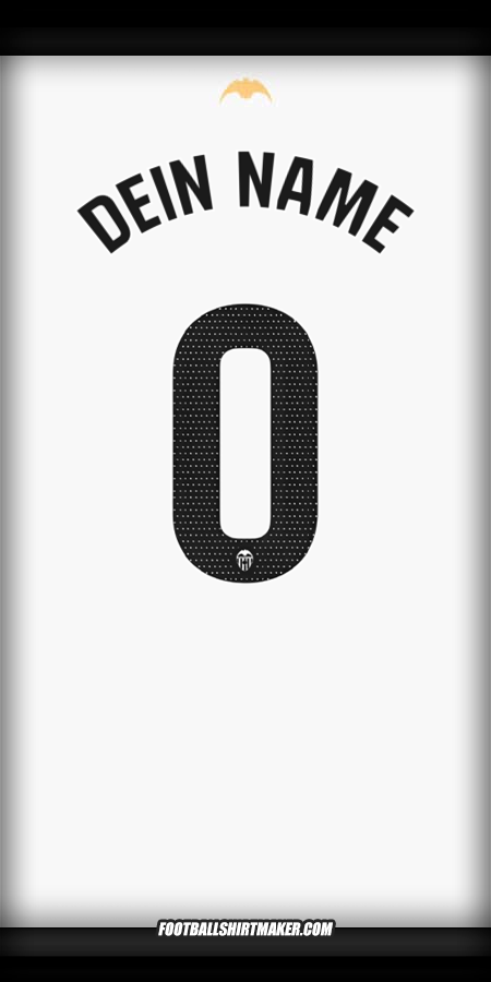 Trikot Valencia CF 2024/2025 -  dein name - 0