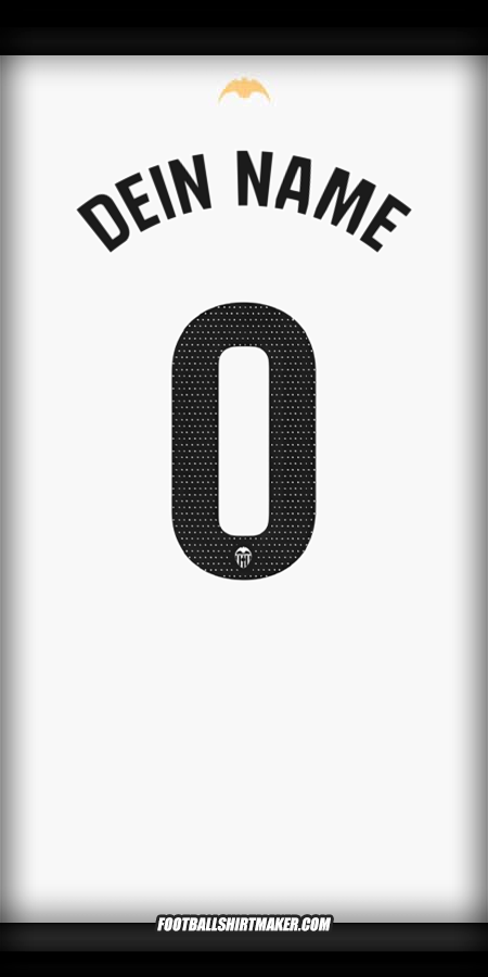 Trikot Valencia CF 2024/2025 -  dein name - 0