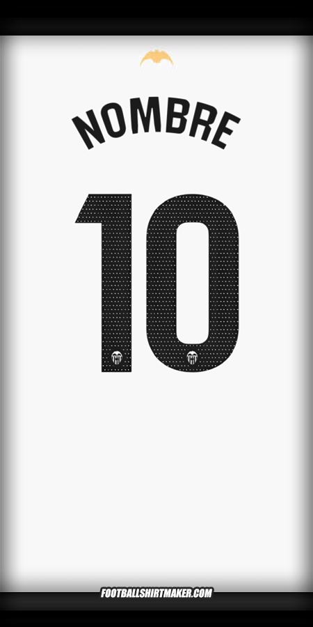 Jersey Valencia CF 2024/2025 -  nombre - 10