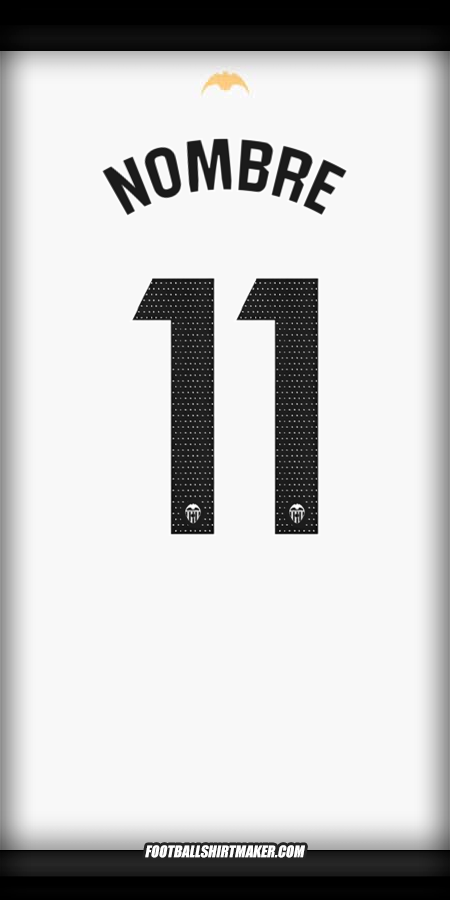 Jersey Valencia CF 2024/2025 -  nombre - 11