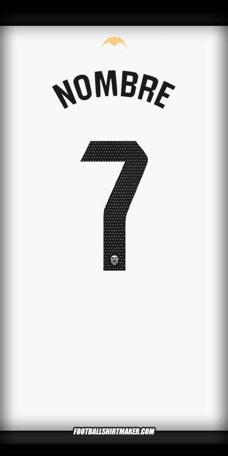 Camiseta Valencia CF 2024/2025 -  nombre - 7