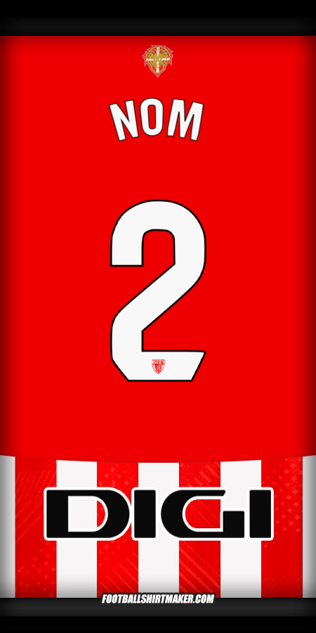 Maillot Athletic Club 2024/2025 -  nom - 2