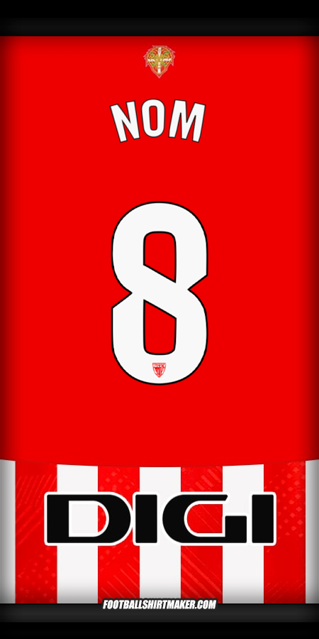 Maillot Athletic Club 2024/2025 -  nom - 8