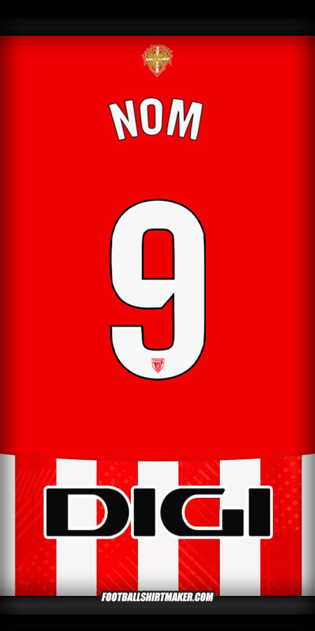 Maillot Athletic Club 2024/2025 -  nom - 9
