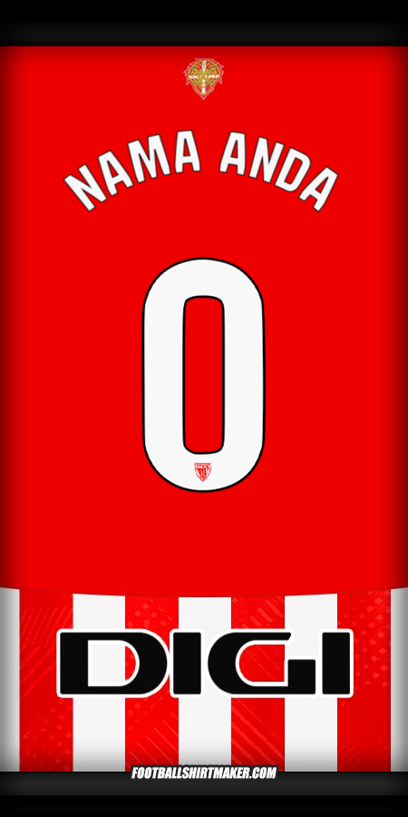 Jersey Athletic Club 2024/2025 -  nama anda - 0