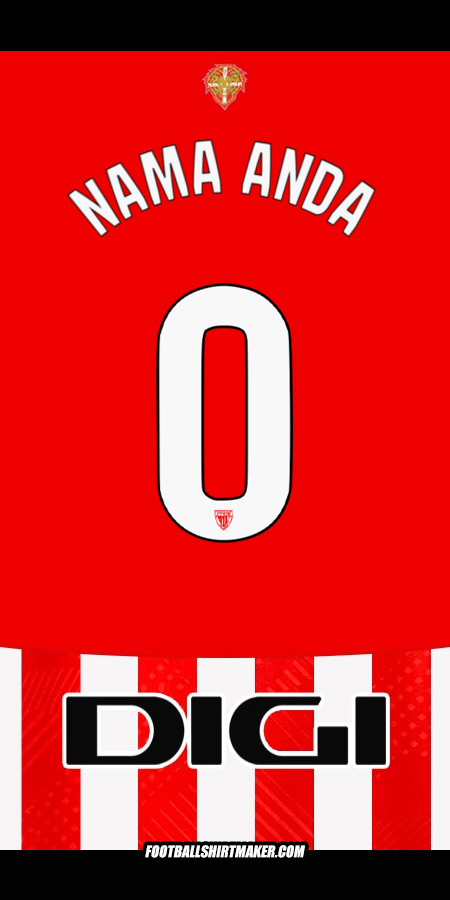 Jersey Athletic Club 2024/2025 -  nama anda - 0