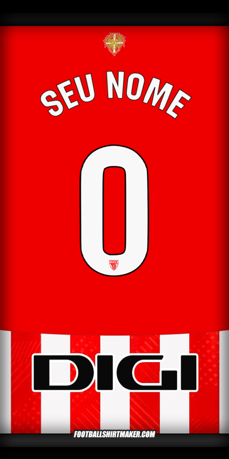 Camisa Athletic Club 2024/2025 -  seu nome - 0