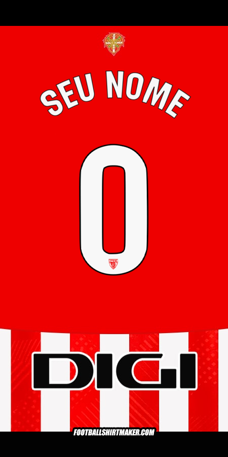 Camisa Athletic Club 2024/2025 -  seu nome - 0