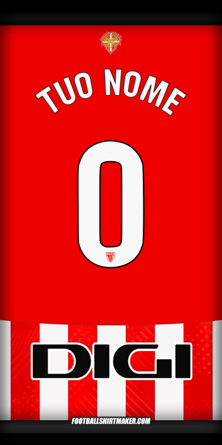 Maglia Athletic Club 2024/2025 -  tuo nome - 0