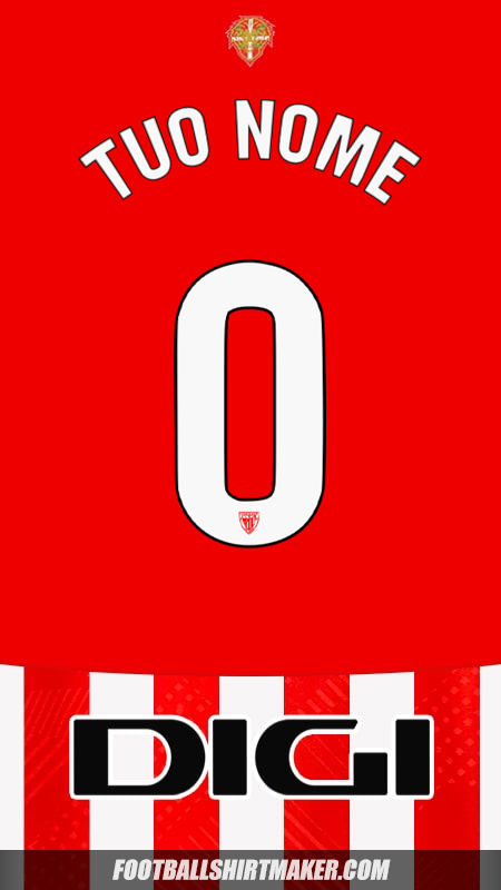 Maglia Athletic Club 2024/2025 -  tuo nome - 0