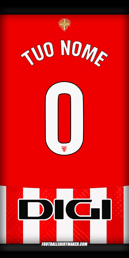 Maglia Athletic Club 2024/2025 -  tuo nome - 0