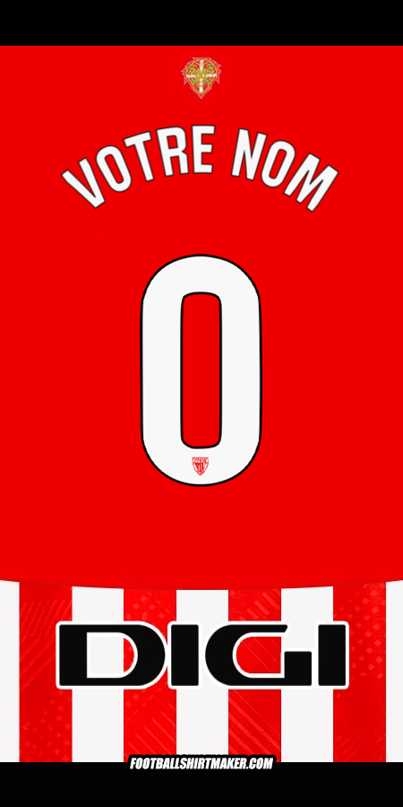 Maillot Athletic Club 2024/2025 -  votre nom - 0