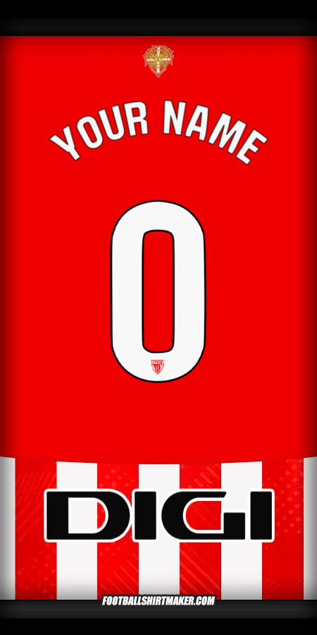 Shirt Athletic Club 2024/2025 -  your name - 0