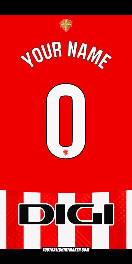 Shirt Athletic Club 2024/2025 -  your name - 0