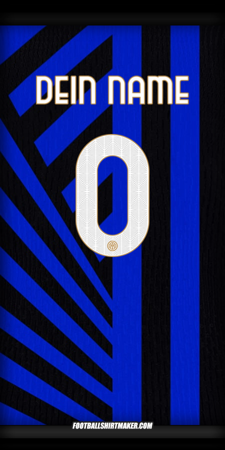 Trikot Inter Cup 2024/2025 -  dein name - 0